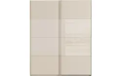 Goossens kledingkast finca combi glans mat glas bruin hoogwaardig meubelplaat - 8244447-{merk}-finca-combi-sts-bruin-schuifdeuren-02